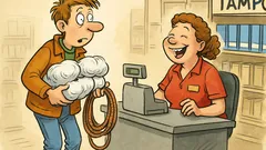 Barzelletta: Un ragazzo entra al supermercato…