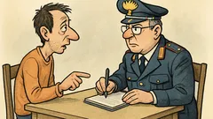 Barzelletta: Un poliziotto ferma un tizio...