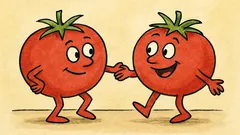 Barzelletta: Un pomodoro dice a un altro