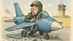 Barzelletta: un carabiniere atterra… ma la pista?