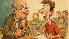 Barzelletta: Il professore: «Mangiare pesce fa bene»