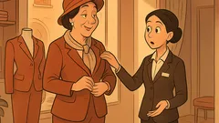 Barzelletta: Una signora entra in una boutique