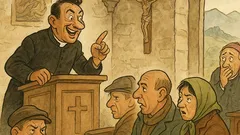Barzelletta: Un prete stuzzica i bergamaschi