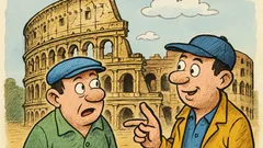 Barzelletta: Due laziali di Sezze al Colosseo