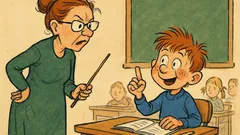 Barzelletta: La maestra interroga Pierino sui venti