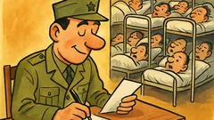 Barzelletta: Un militare scrive alla fidanzata...