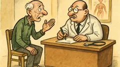 Barzelletta: Insomma, dottore, tirando le cuoia...