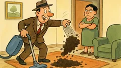 Barzelletta: un venditore di aspirapolveri bussa...
