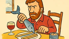 Barzelletta: Chuck Norris taglia i grissini col tonno