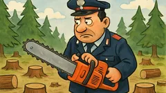 Barzelletta: Un carabiniere e la motosega miracolosa