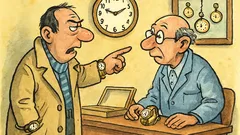 Barzelletta: Da ieri mi va un’ora indietro