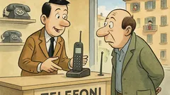 Barzelletta: Il commesso spiega un cordless