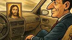 Barzelletta: un avvocato con Gesù sul cruscotto