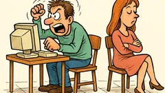 Barzelletta: Un programmatore risolve problemi invisibili