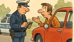 Barzelletta: Mi scusi, agente: rileva-radar scollegato