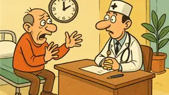 Barzelletta: «Dottore, ho un grossissimo problema!»