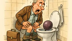 Barzelletta: Un palloncino rosso nel water