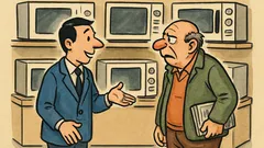 Barzelletta: Entra un cliente in un negozio hi-tech