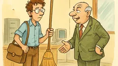 Barzelletta: Un informatico al primo giorno in ufficio