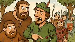 Barzelletta: Robin Hood in battaglia urla «Ahhh!»