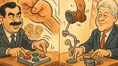 Barzelletta: Clinton va da Hussein per la pace