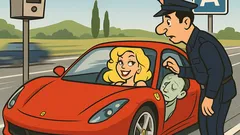 Barzelletta: Un autovelox ferma una Ferrari