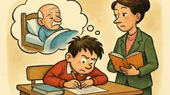 Barzelletta: Pierino e il tema sul nonno