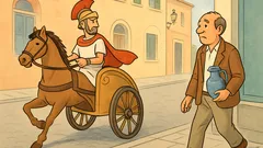 Barzelletta: Un signore vede passare una biga