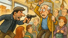 Barzelletta: Autobus a Napoli, sale un rapinatore