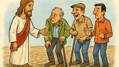 Barzelletta: Gesù torna sulla Terra, milanese veneto romano