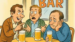 Barzelletta: Tre amici al bar parlano di mogli