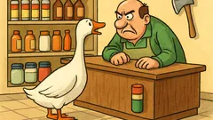 Barzelletta: Un'oca entra in un negozio…