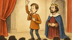 Barzelletta: Uno studente sale sul palco