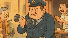 Barzelletta: Pensavo servisse forma psico‑fisica da poliziotto