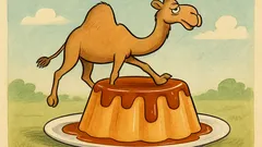 Barzelletta: Un cammello sul budino…