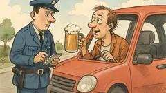 Barzelletta: Mi scusi agente, ero in ritardo