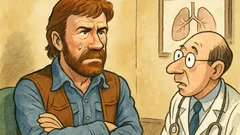 Barzelletta: le lacrime di Chuck Norris curano