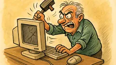 Barzelletta: quando il software si blocca...