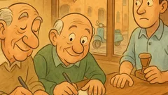 Barzelletta: Due vecchi analfabeti firmano un documento