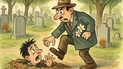 Barzelletta: Nel Giorno dei Morti, al cimitero