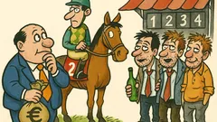 Barzelletta: Un ricco scommette sui cavalli