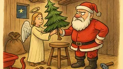 Barzelletta: Un angelo bussa a Babbo Natale...