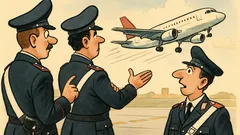 Barzelletta: Tre carabinieri a Malpensa