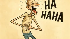 Barzelletta: Come ride una persona estremamente magra?