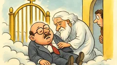 Barzelletta: Craxi in Paradiso, equivoco con Di Pietro