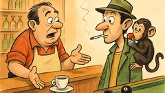 Barzelletta: Un tipo entra al bar con scimmietta