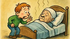 Barzelletta: Pierino: «Nonna, c’è puzza di morto?»