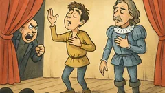 Barzelletta: Uno studente sostituisce un attore malato