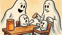 Barzelletta: Che cosa mangiano i fantasmini appena nati?