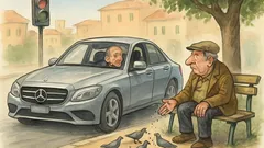 Barzelletta: Un ex finanziere in Mercedes